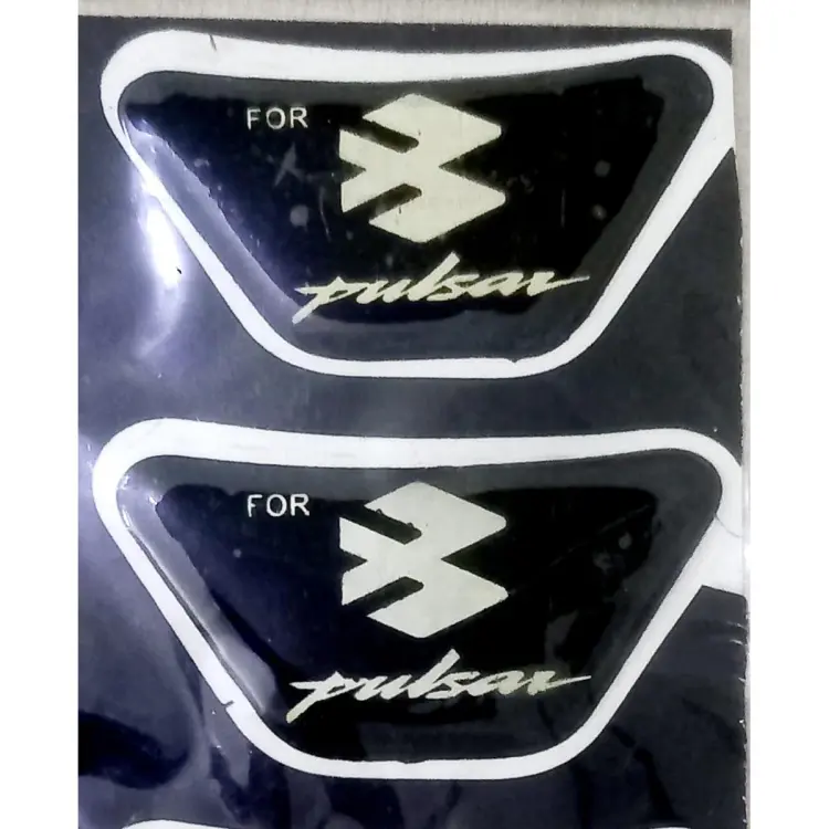 ISEE 360® Bajaj Logo Black Bike Vinyl Decal Die Cut Sticker for Sides Rear  Visor Helmet (Pack of 2) : Amazon.in: Car & Motorbike