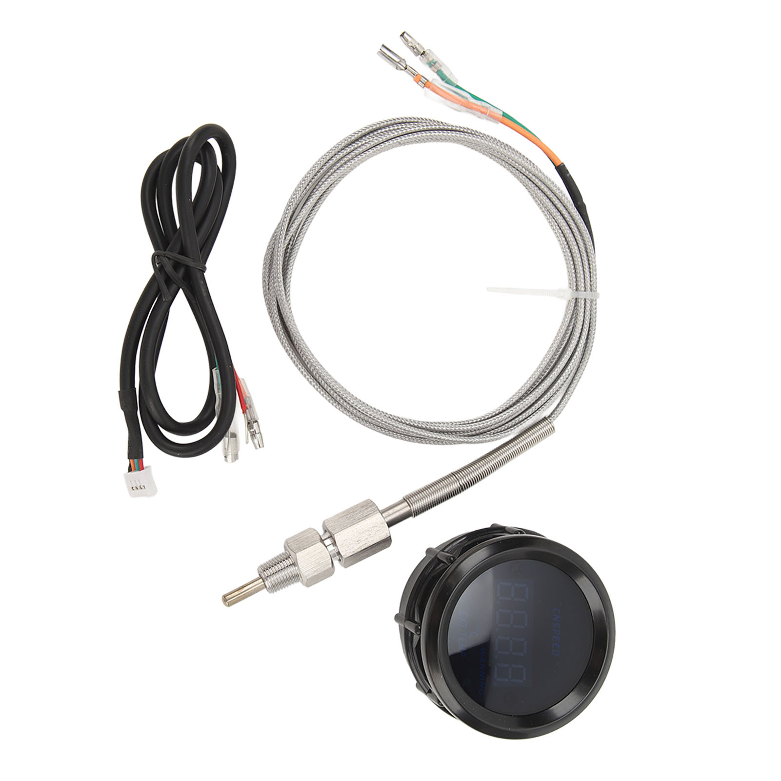 Exhaust Gas Temp Gauge 52mm 200 To 1300 degrees Celsius Digital Display Universal Fit Accurate Reading EGT Meter with Sensor for Vehicles. 