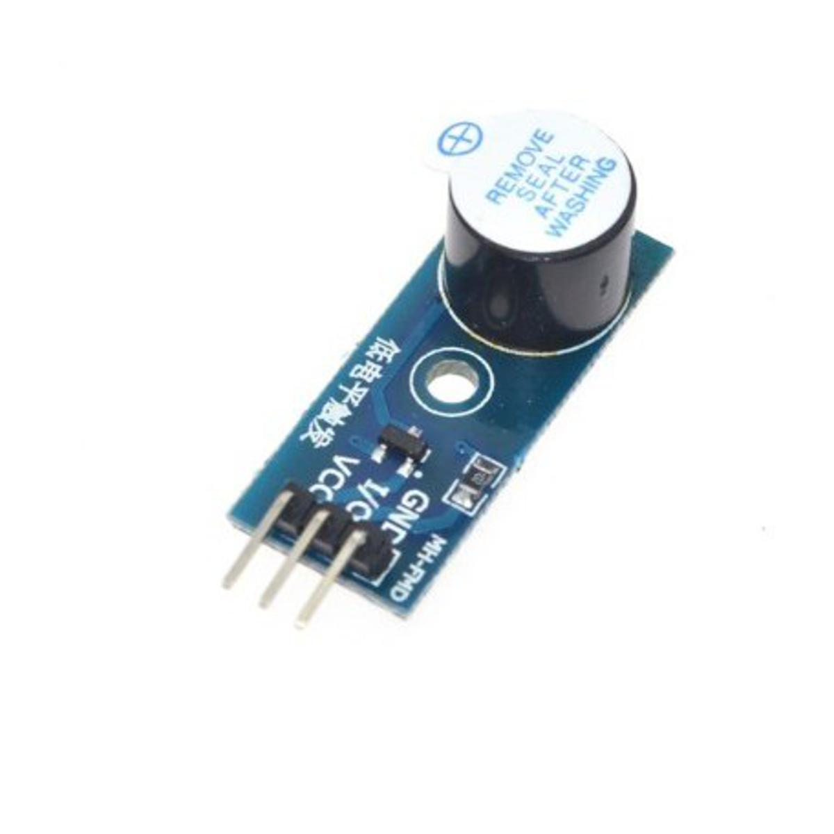 BUZZER MODULE Digital Buzzer Module DC 3.3V 5V 3Pin Active Passive Buzzer Circuit Low Current Buzzer Alarm Sound Module For Arduino Electronics Circuitry & Parts