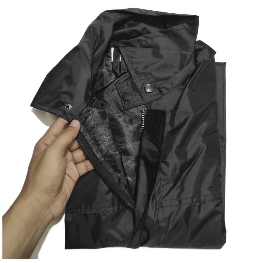 Biker 100% waterproof Rain Suit -Solid Men two part Raincoat - Double Layer Waterproof rain jacket with premium Bag -. 