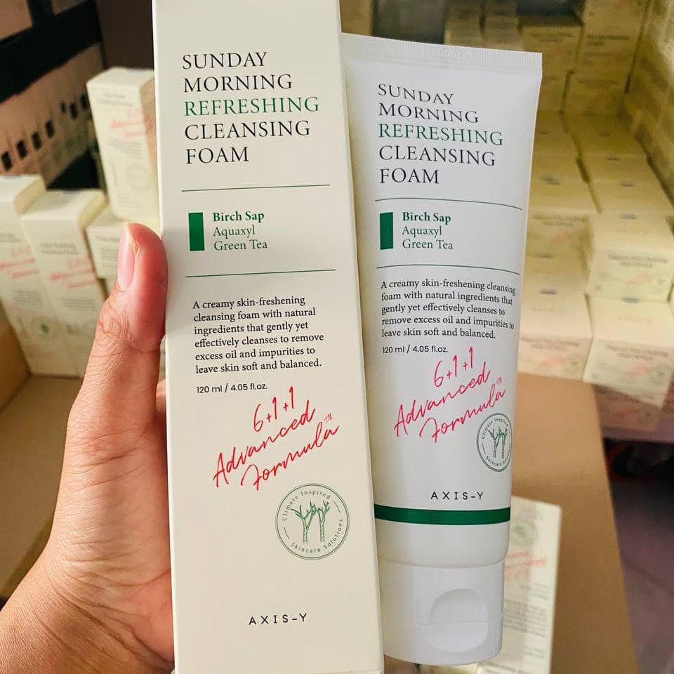 Axis-Y Sunday Morning Refreshing Cleansing Foam 120ml