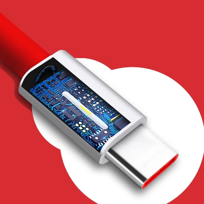6A OnePlus Nord N10 Warp Charging Cable Type-C Dash Fast Cable For One Plus 8 7 Pro 7t 7 T 6t 6 5t 5 3T OPPO Realme 6 Pro USB-C. 