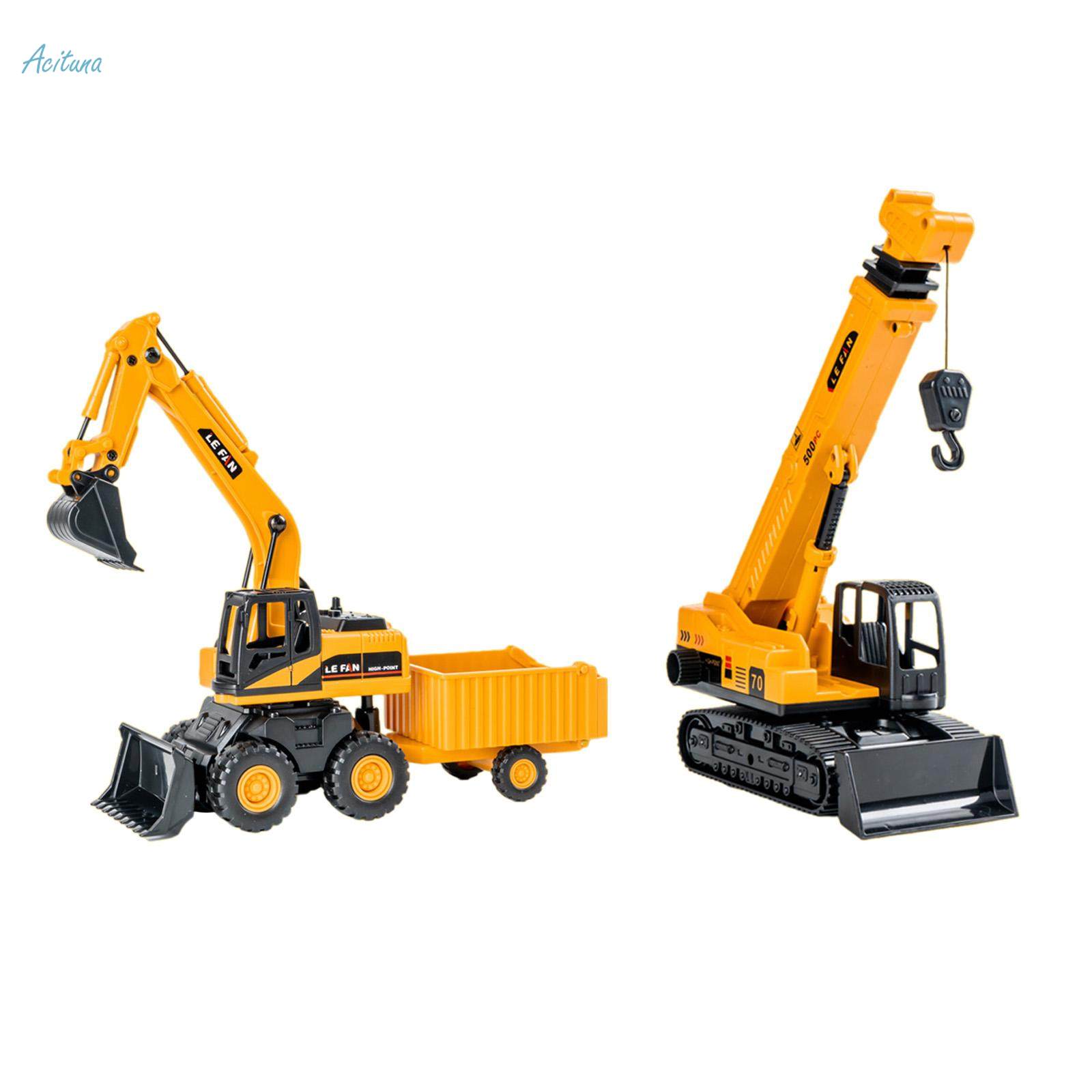 Engineering Vehicle Model Excavators Toy for Decoration Ages 3 and up. 