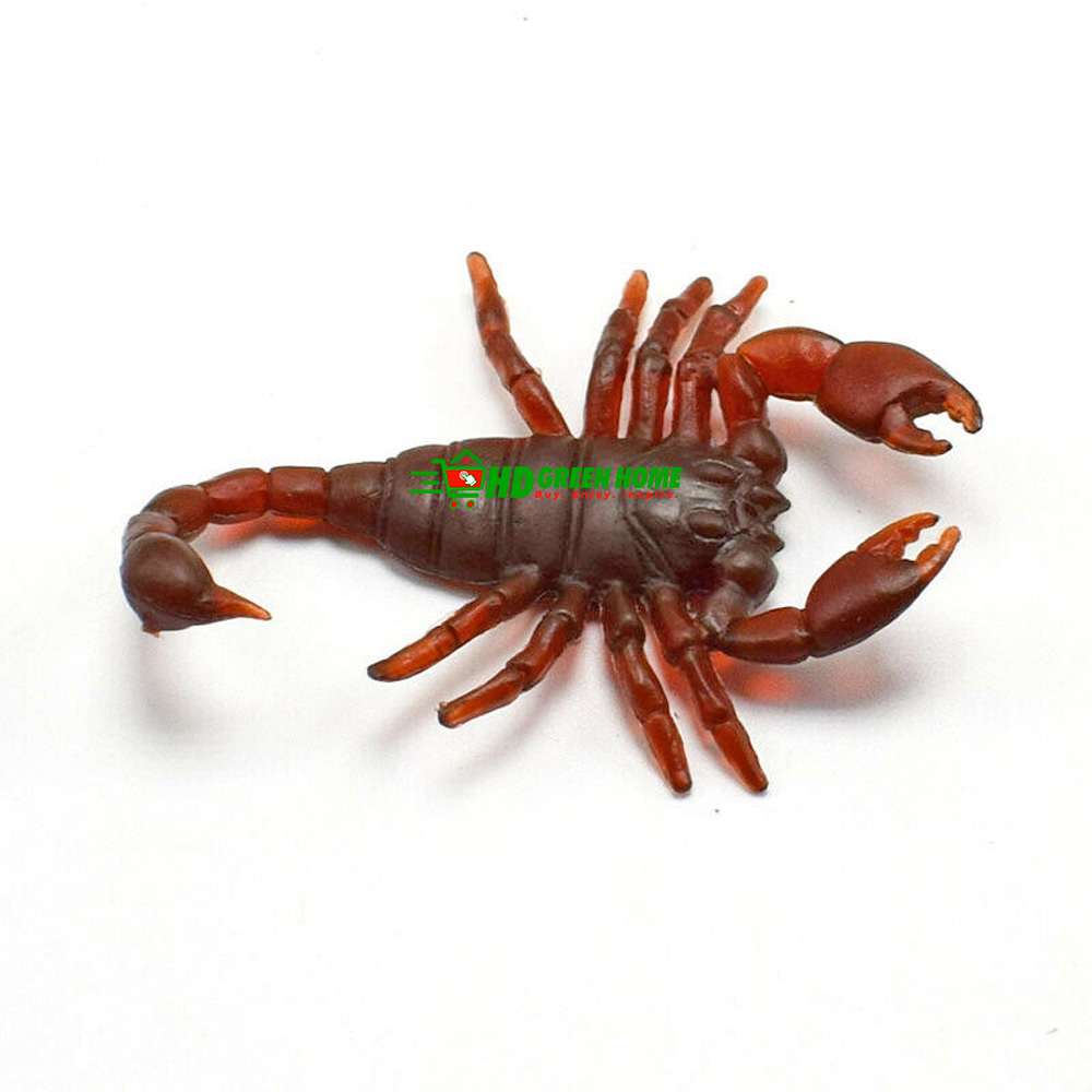 10 pcs x Simulation Plastic Cockroach Scorpion Toy Realistic Insect Prank Funny Trick Toys. 