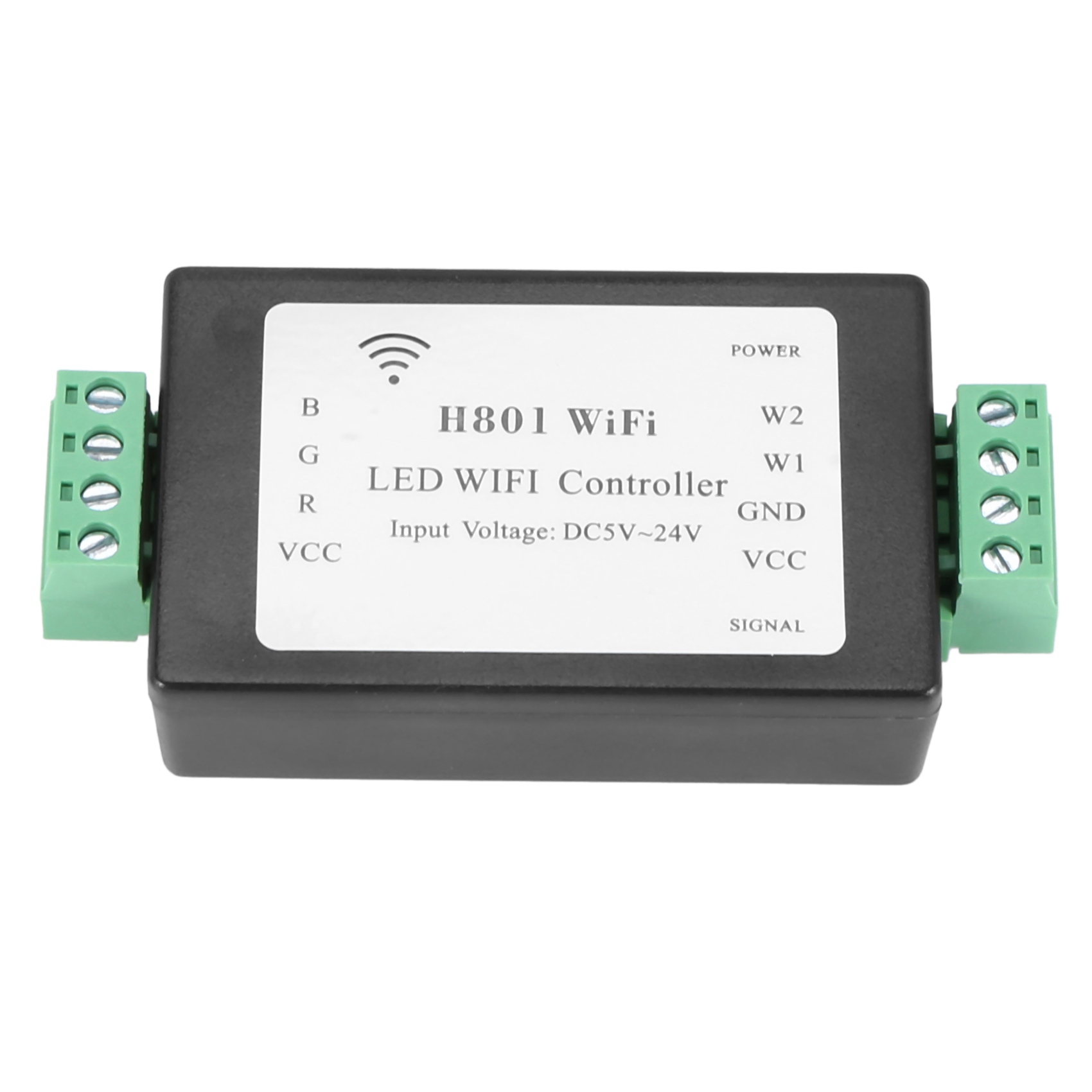 LED Strip Light Controller-3 x LED WiFi Controller-Black. 