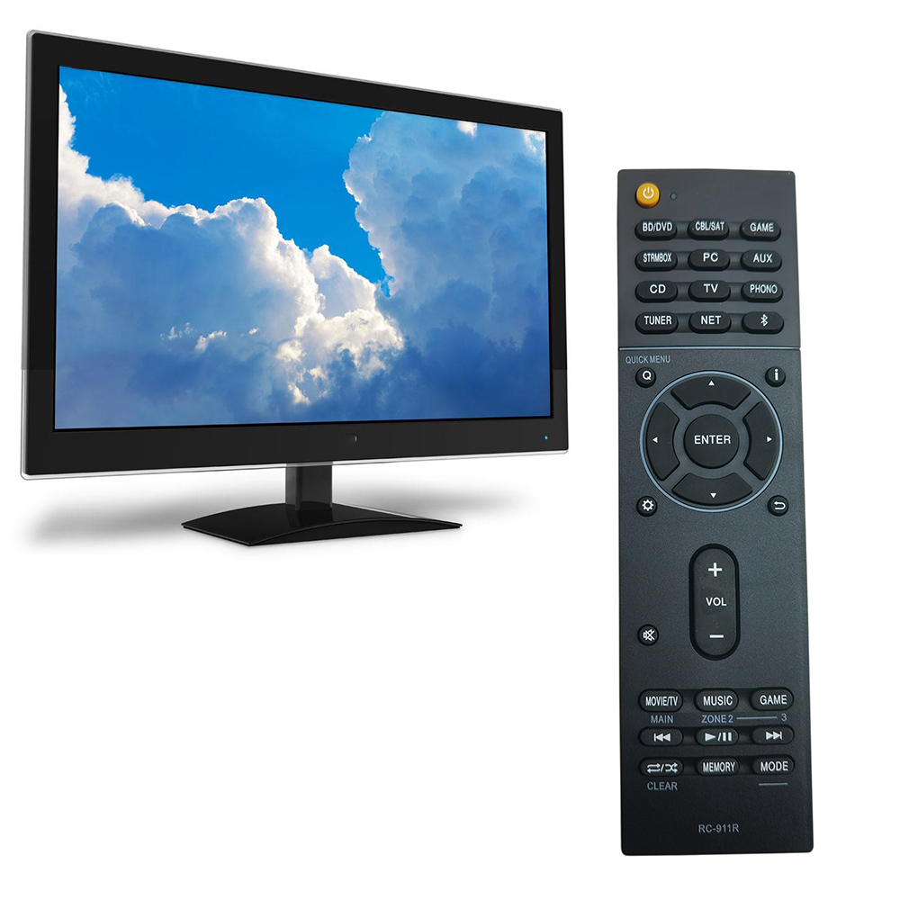 Replace RC-911R Remote Control for Onkyo AV Stereo Receiver TX-NR578. 