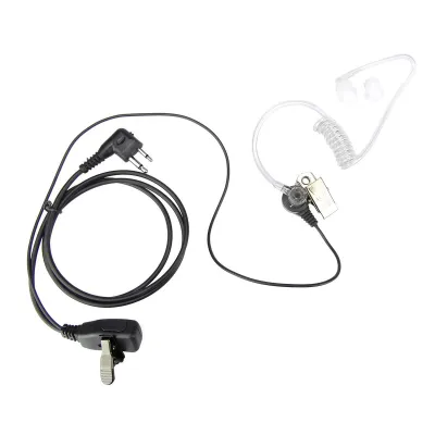 2 pin covert acoustic tube earpiece for motorola online radio