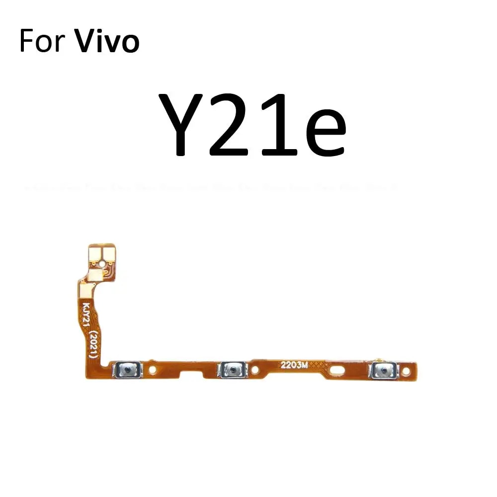 Switch Power ON OFF Key Mute Volume Button Flex Cable For Vivo Y20 Y20i Y20s G Y21 Y21A Y21e Y21G Y21s Y21T Replacement Parts. 