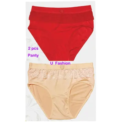 2 (Two) Pieces Thai Premium Panty Stylish Panty Sexy Panty - Panty For  Women - Penty