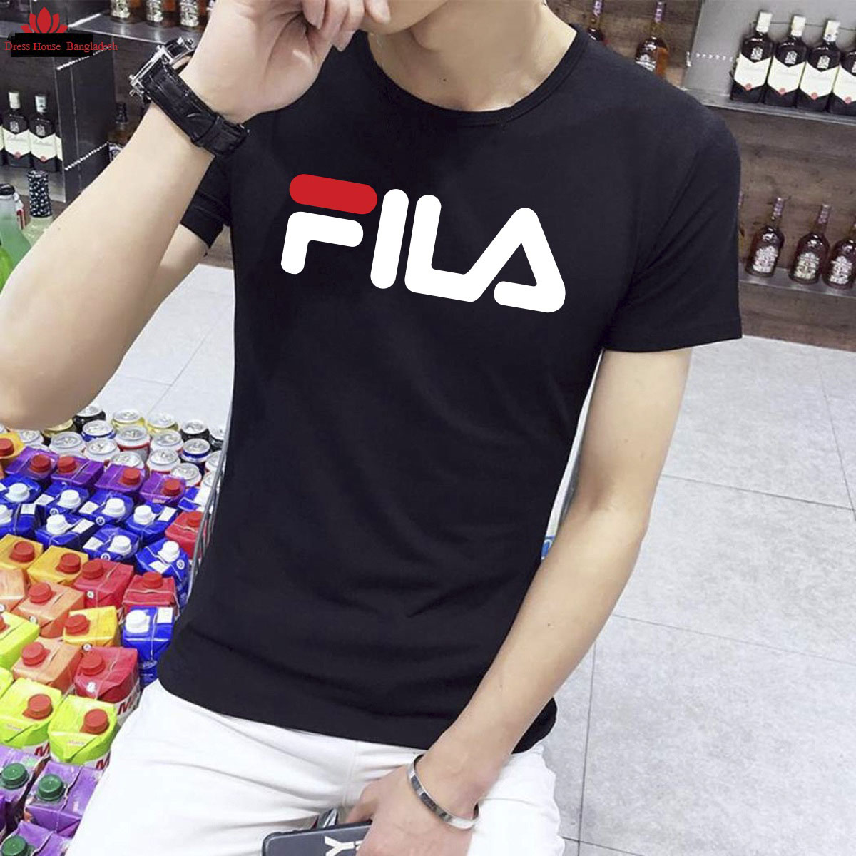 Cotton Short Sleeve T-Shirt For Man 