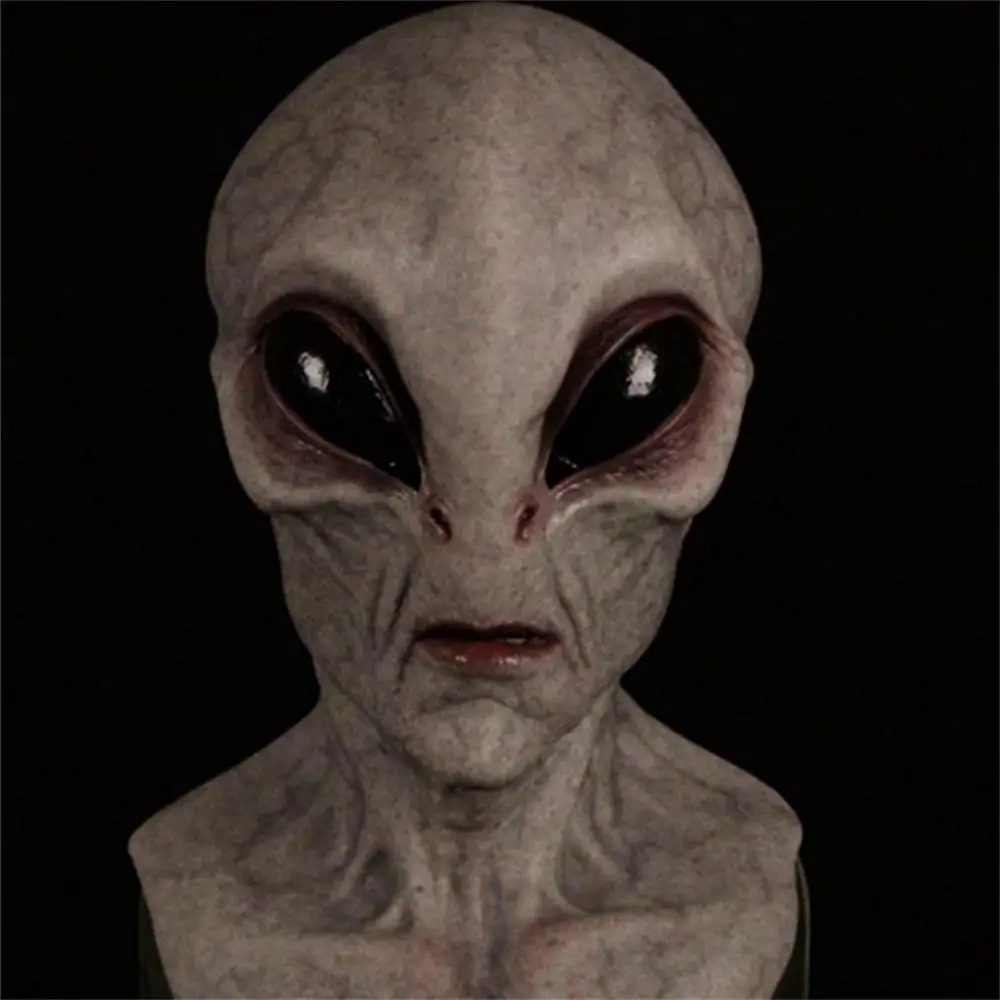 Hello Alien Mask Scary Horror Alien Supersoft mask Mask Creepy Party Decoration Funny Cosplay Prop Masks New@item: inlistbox. 