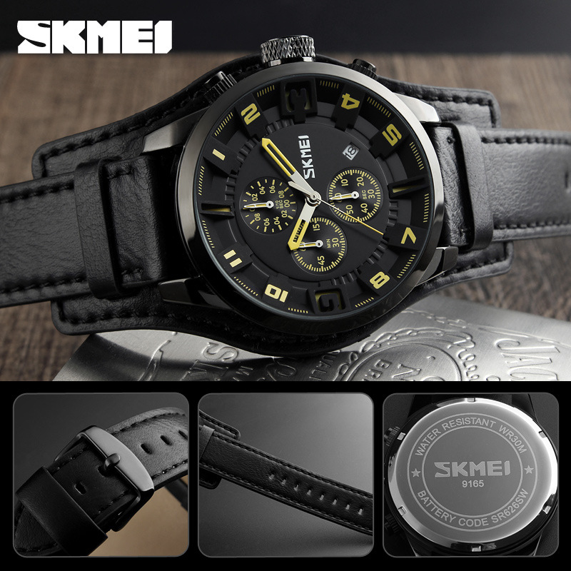 Moment Beauty Fashion Men's Watch Waterproof Business Quartz Watch