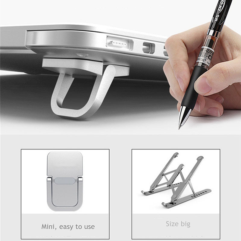 Stand for Computer Keyboard Stand Riser Aluminum Mini Portable Stands for Huawei Xiaomi Notebook Case. 