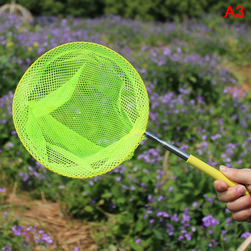 Extendable Kids Telescopic Butterfly Net Toy Catching Bugs Insect Fish Gift
