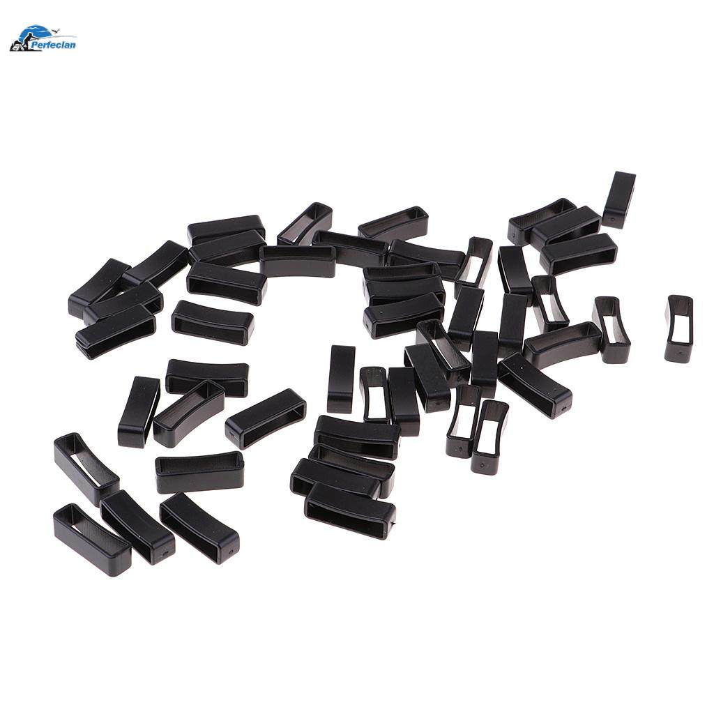 50Pcs Rectangle Keeper Belt Loop Square Loop Buckle for 32mm. 