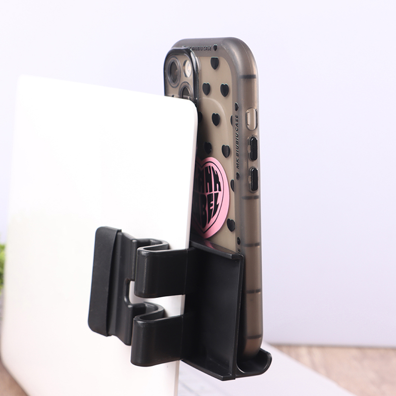 Notebook Screen Side Phone Holder Clip On Monitor For Laptop Or Desktop Monitor Creative Mobile Phone Stand For Laptop. 