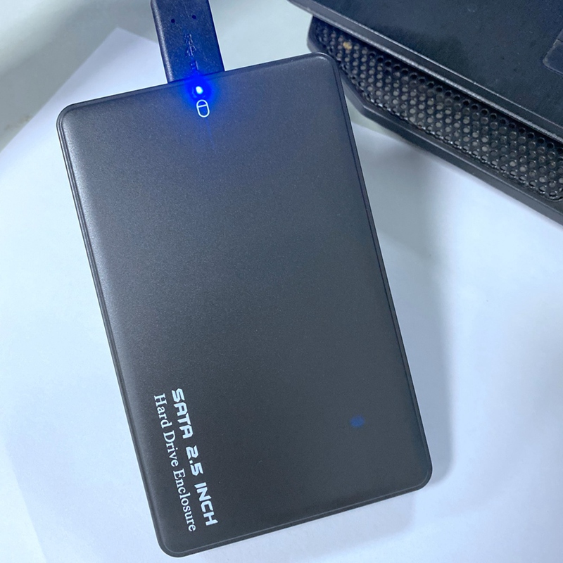 2.5 Inch Hard Drive Case USB 3.0 SATA HDD SSD Enclosure External Hard Drive Disk Box Supports 2TB Hard Drive Box. 