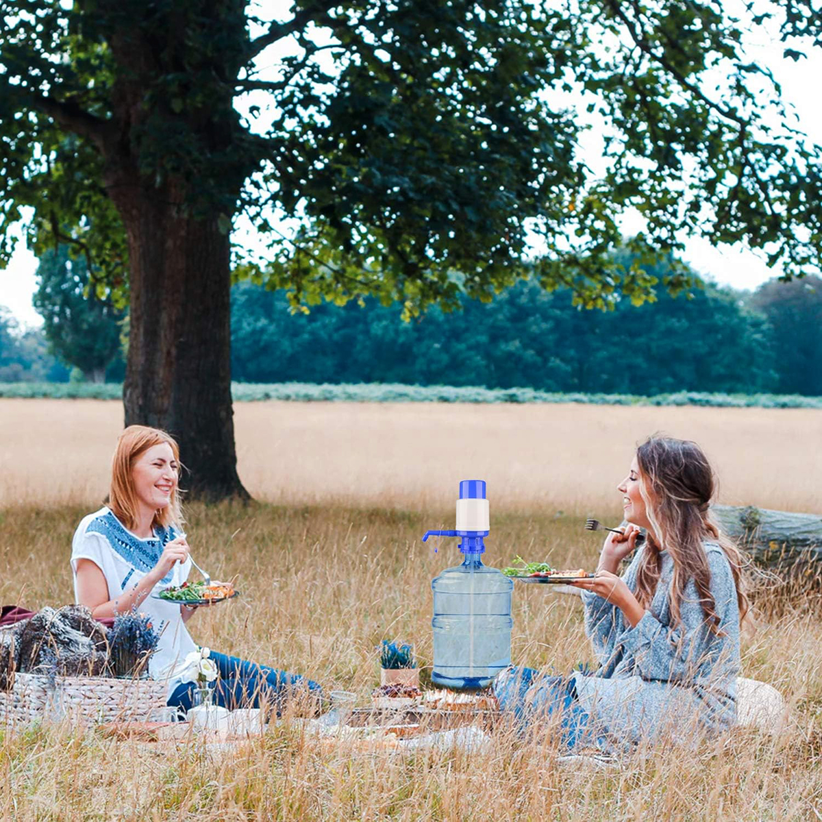 Manual Water Pump For Bottle - Easily Dispense Water From Bottles With This Manual Water Pump Dispenser - Providing Convenience For Your Home Or Office. 