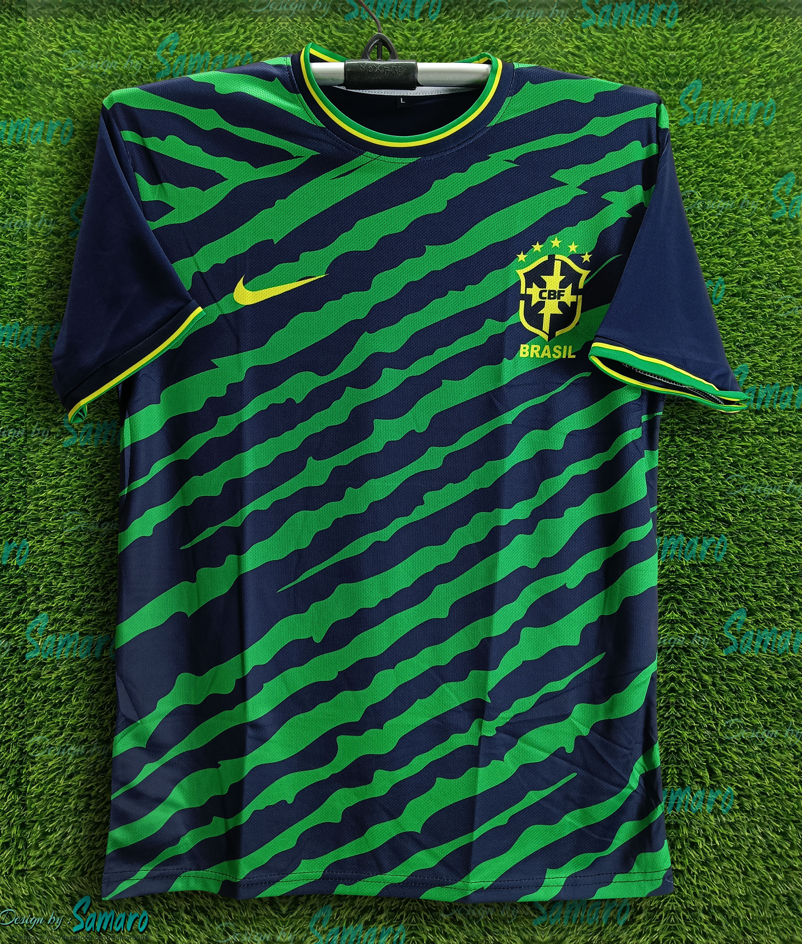 Brazil Training Jersey - Short Sleeve Football Jersey For Man - Brazil  Jersey