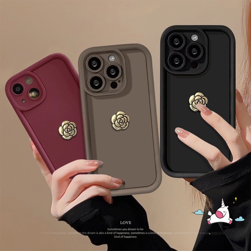 Solid Color Couples Angel Eyes Phone Case For Infinix Smart 7 Tecno Camon 20 Pro Spark Go 2023 10 10C Note 12 G96 30 Pro VIP Hot 30 30i Play Luxury Rose 3D Flower Simple Soft Cover