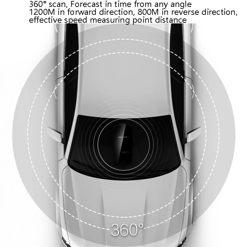Fixed Early Warning + Mobile Speed Test Car Small Electrical Appliance Speedometer Car Safety Driving Early Warning. 
