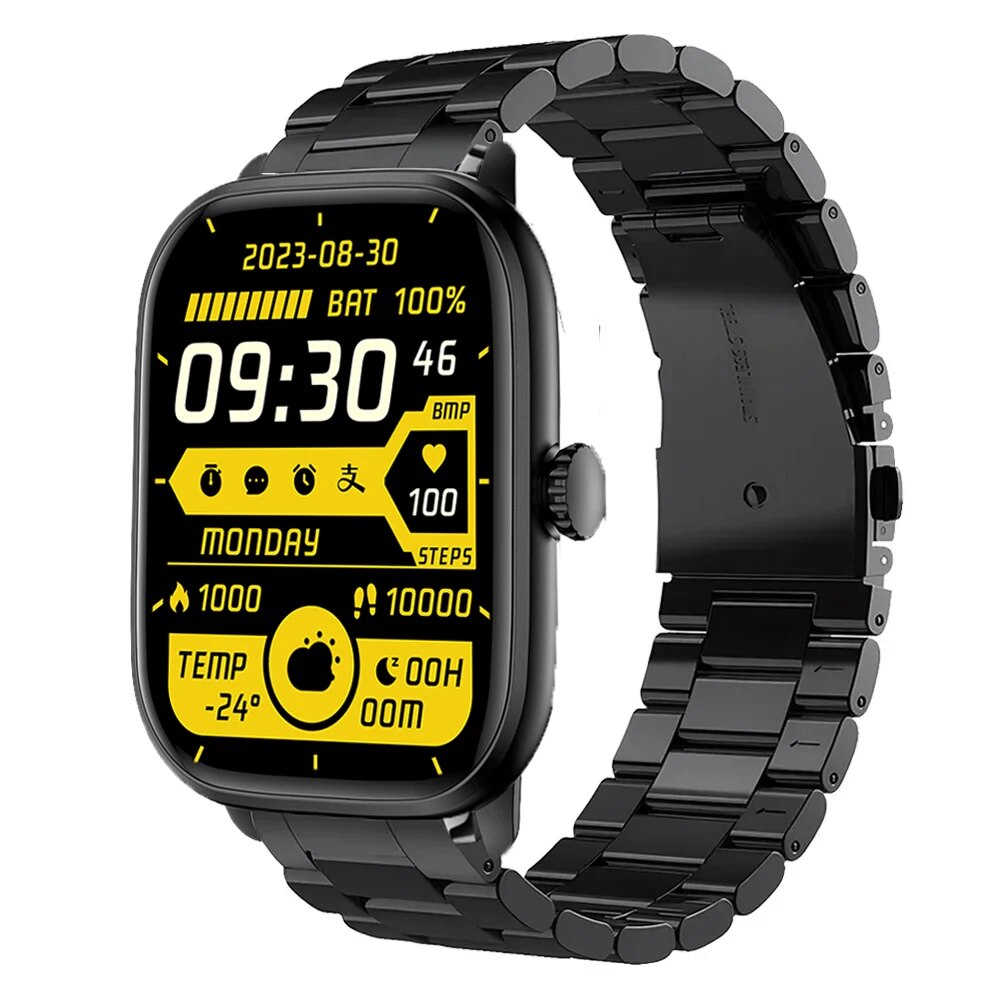 Smart Watch 2024 Bluetooth Answer Call Music Smart Watches For Men 2.01 Full Touch Dial Fitness Tracker Waterproof Smartwatch
