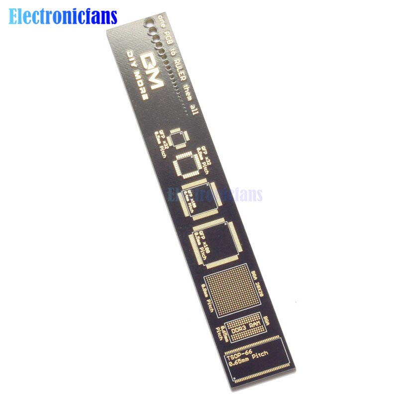 【Mary DAI Store】diymore PCB Ruler For Electronic Engineers For Geeks Makers For PCB Reference PCB Packaging Units v2 - 6. 