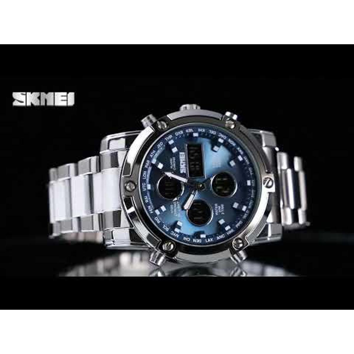 Skmei Sports Fashion Quartz Dual Display Waterproof Watch for Men 1389