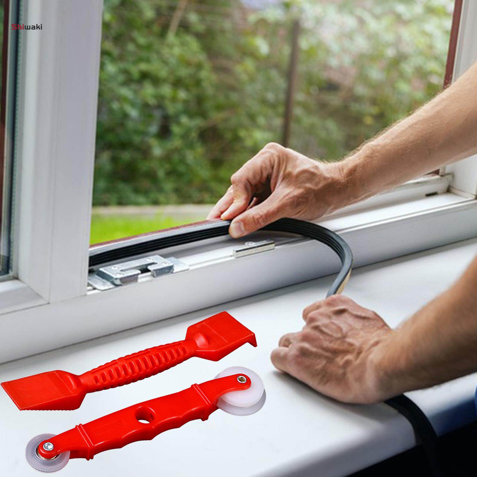2Pcs Screen Roller Tool Set Glazing Shovel Double Ended Screen Rolling Tool. 