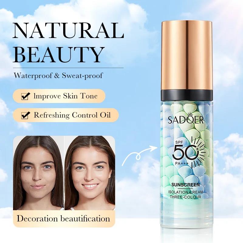 Abandon 40ml Isolation Cream Makeup Primer Moisturizing Invisible Pores Facial Base Brighten Correcting Skin Tone Refreshing Cosmetics. 