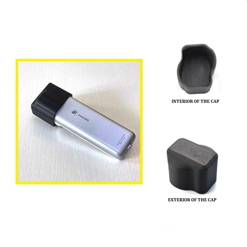 INSTA360 NANO S Adapter Base With Selfie stick GO PRO Connector Lens Cap for NANO S Non-original Accessories. 