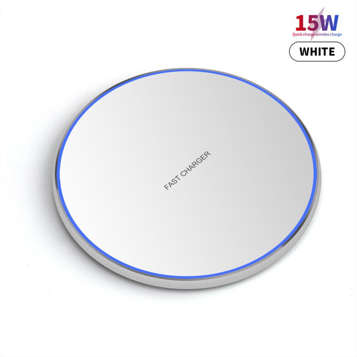 15W Wireless Charger For iPhone 12 11 X XS Max XR 8 Plus QC 3.0 Fast Charging Station For Samsung S20 S10 S9 Galaxy Note 10 9