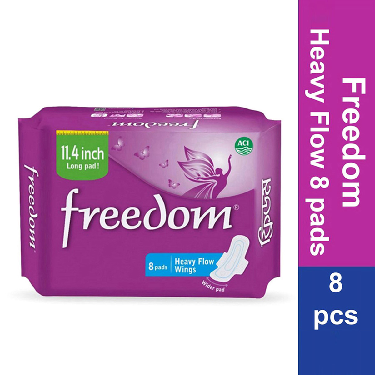 Freedom Heavy Flow Wings - 8 Pads - pad. 