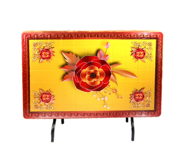 Hamko Rectangular Dining Table Print-S/L (Capacity 4 Seat). 