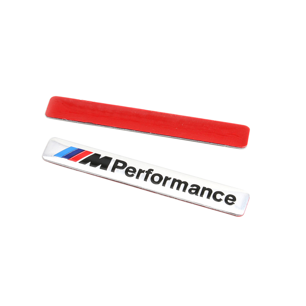 M Performance Metal Logo Car Sticker  Emblem Badge Interior Decoration for BMW. 