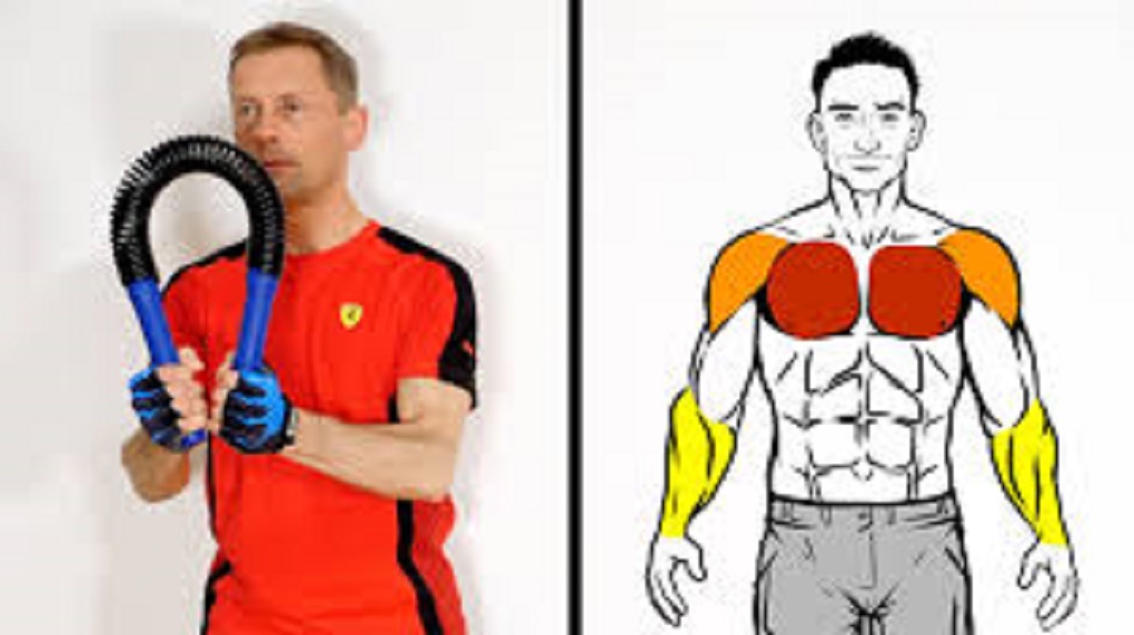 ( 50KG )Spring Arm Strength Hand Gripper Arm Power Twister Gym Expander by NIPA SHOP BD. 