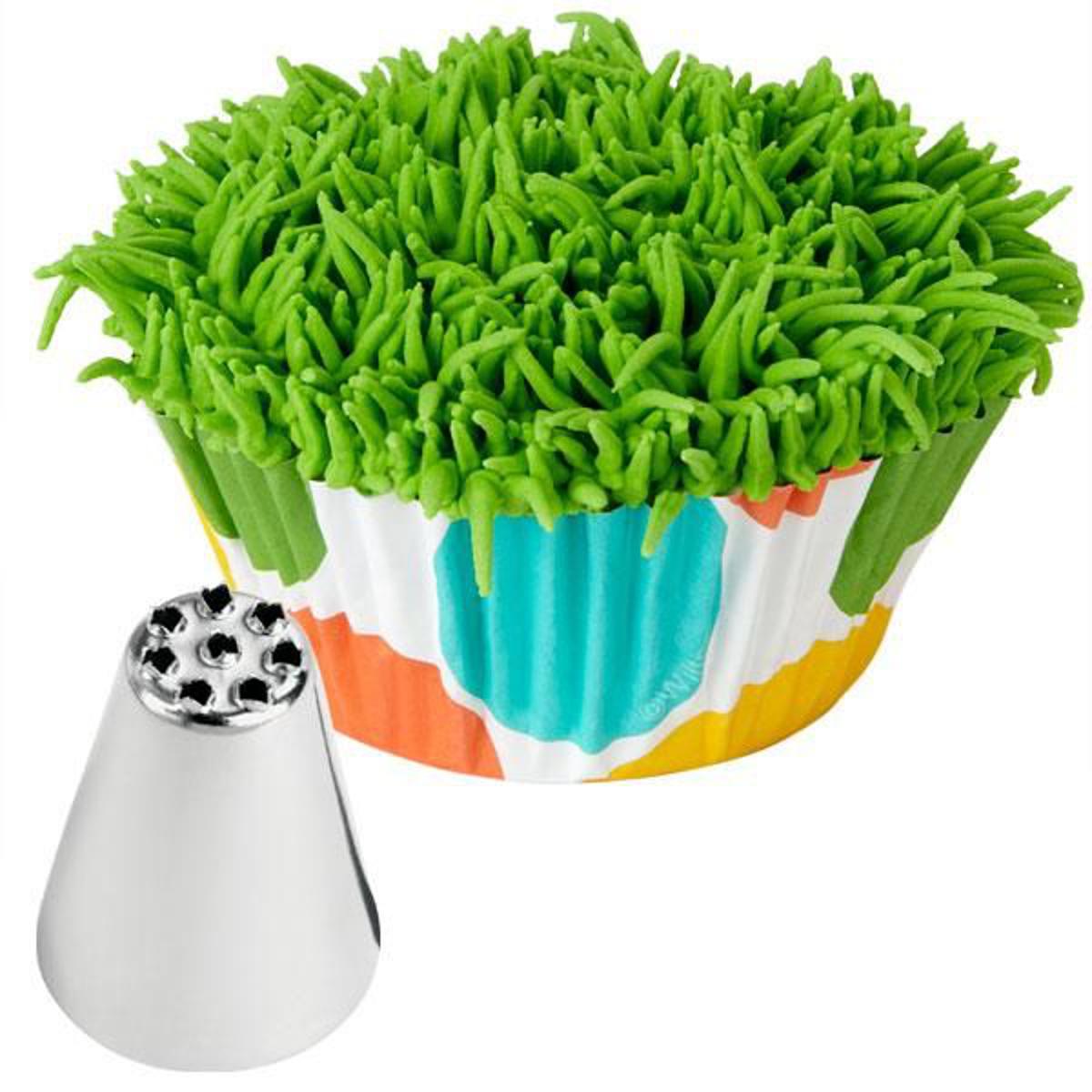 234 nozzle Multi-Open Nozzle Tip Stainless Steel Icing Piping Tips Cake Cream Decorating Mouth For Grass Cupcake Mont blanc Cup Cake