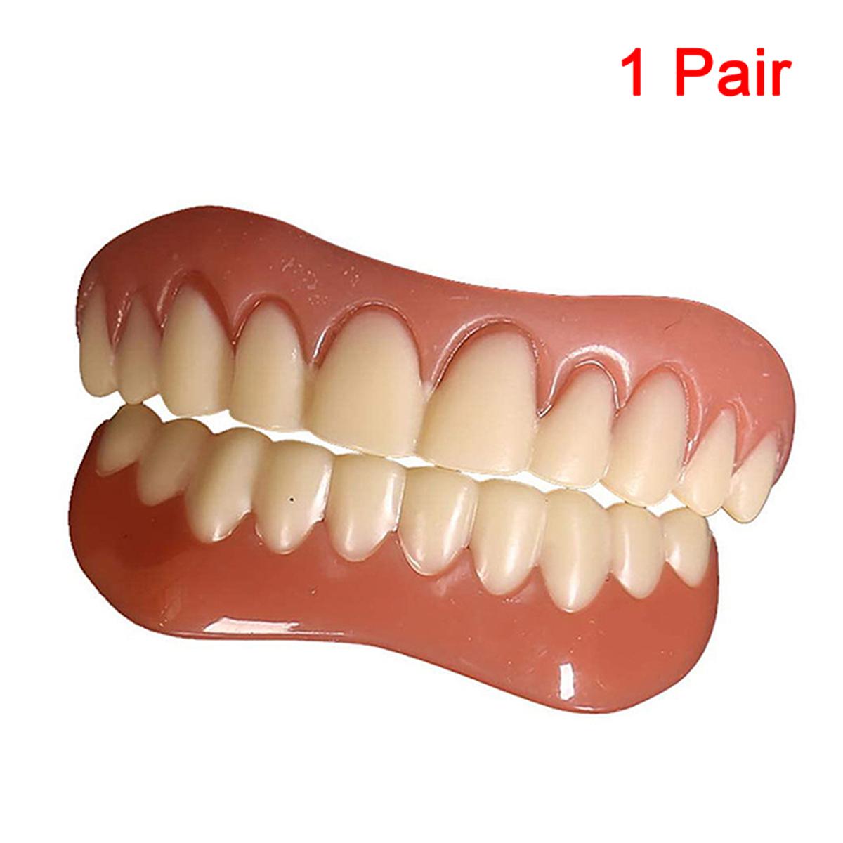New Upper/Lower Beautify Beautify Teeth Veneer Denture for Women and Men Oral Care Creek