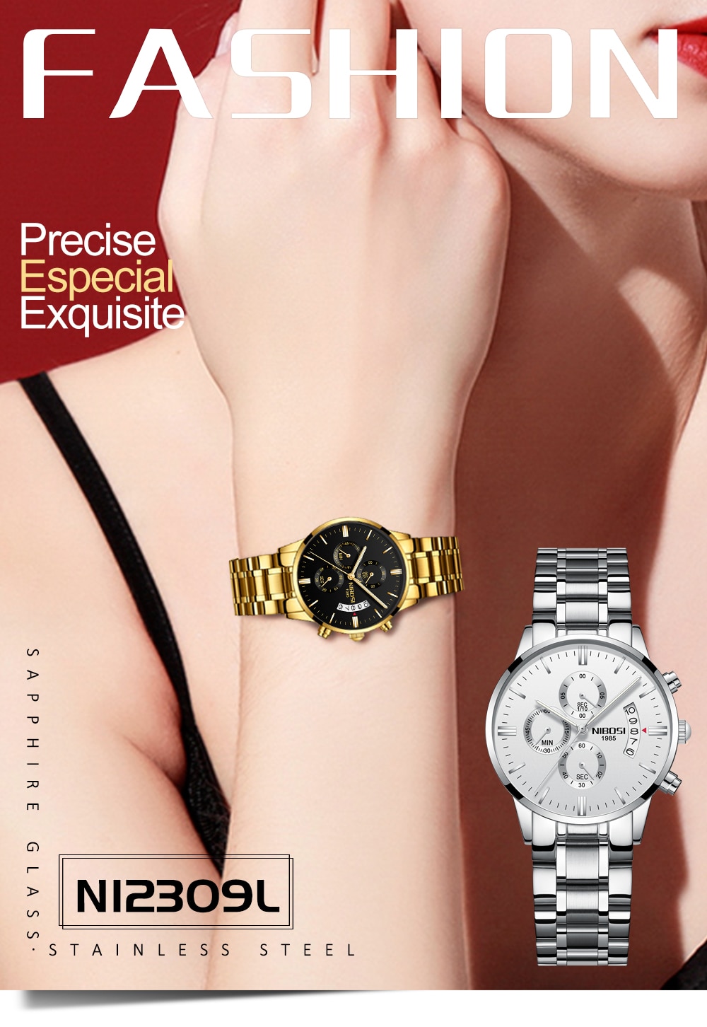 Montre nibosi femme hot sale