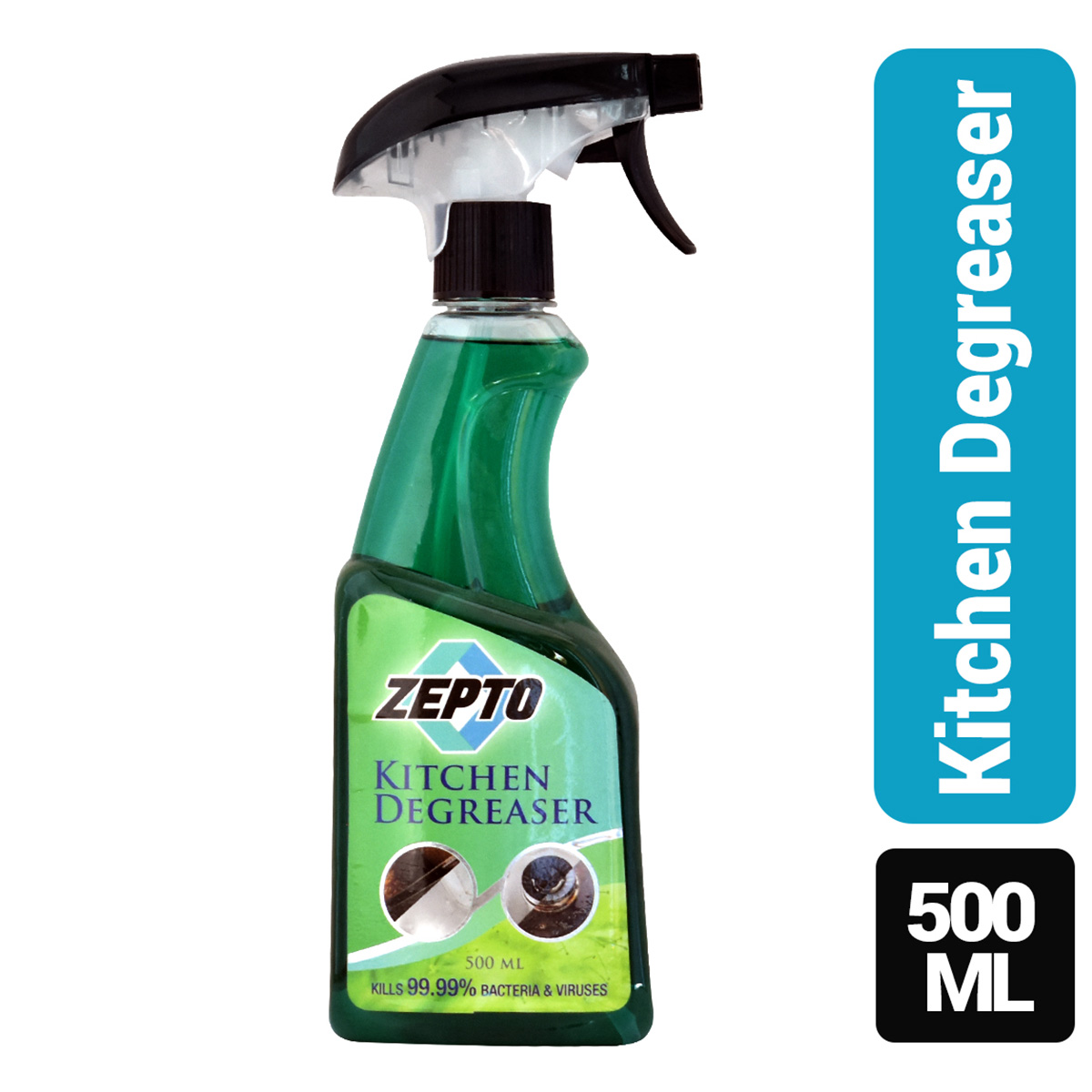 Zepto Kitchen Degreaser & Kitchen Cleaner Spray - 500ml
