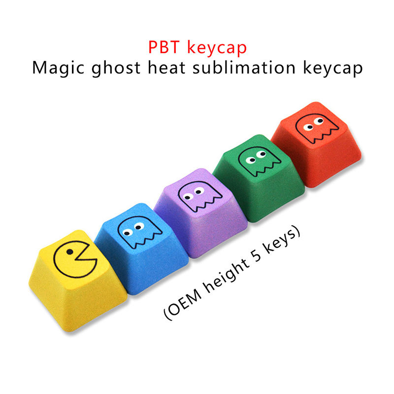 5pcs/Set Pbt Color Super Mario Keycap Personalized Supplement Mechanical Keyboard Keycap For Mechanical Gaming Keyboard Gamers Computer Cute Cartoon Switch Key Cap. 