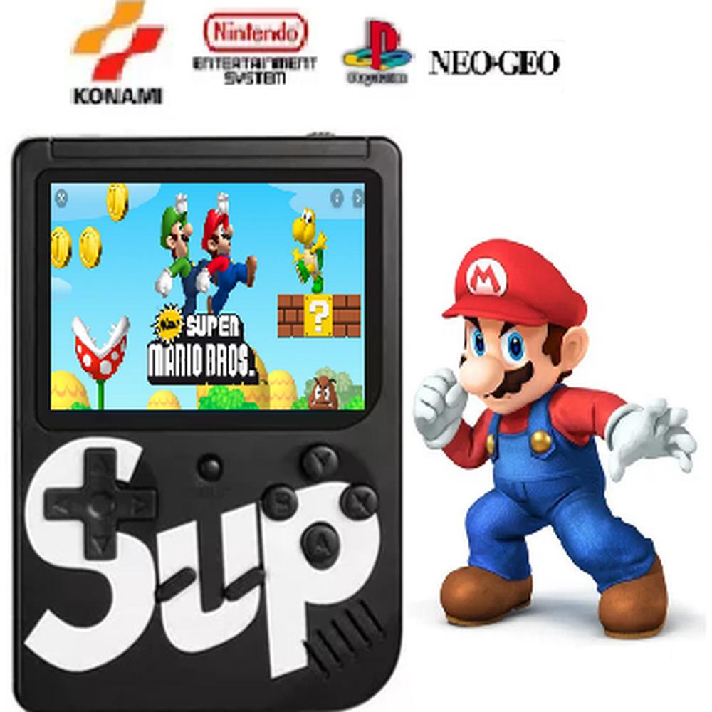 SUP Handheld Game Console 400 Games-Built-in Rechargeable Lithium Lasting Battery With Some Nostalgic 90's Kid Game