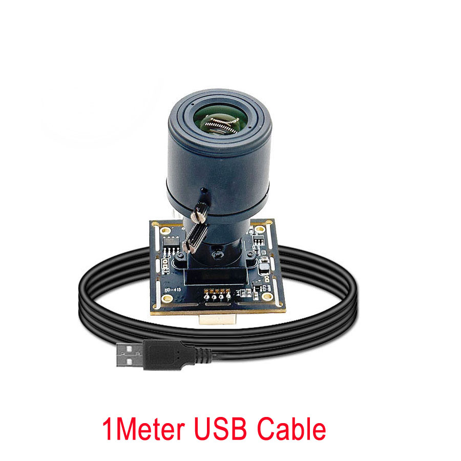 4K IMX415 2.8-12mm Lens with USB 2.0 Camera Module 60FPS in 1920*1080 or 30FPS 3840 * 2160 MJPEG YUV2 P.C.BA USB WebCam Camera. 
