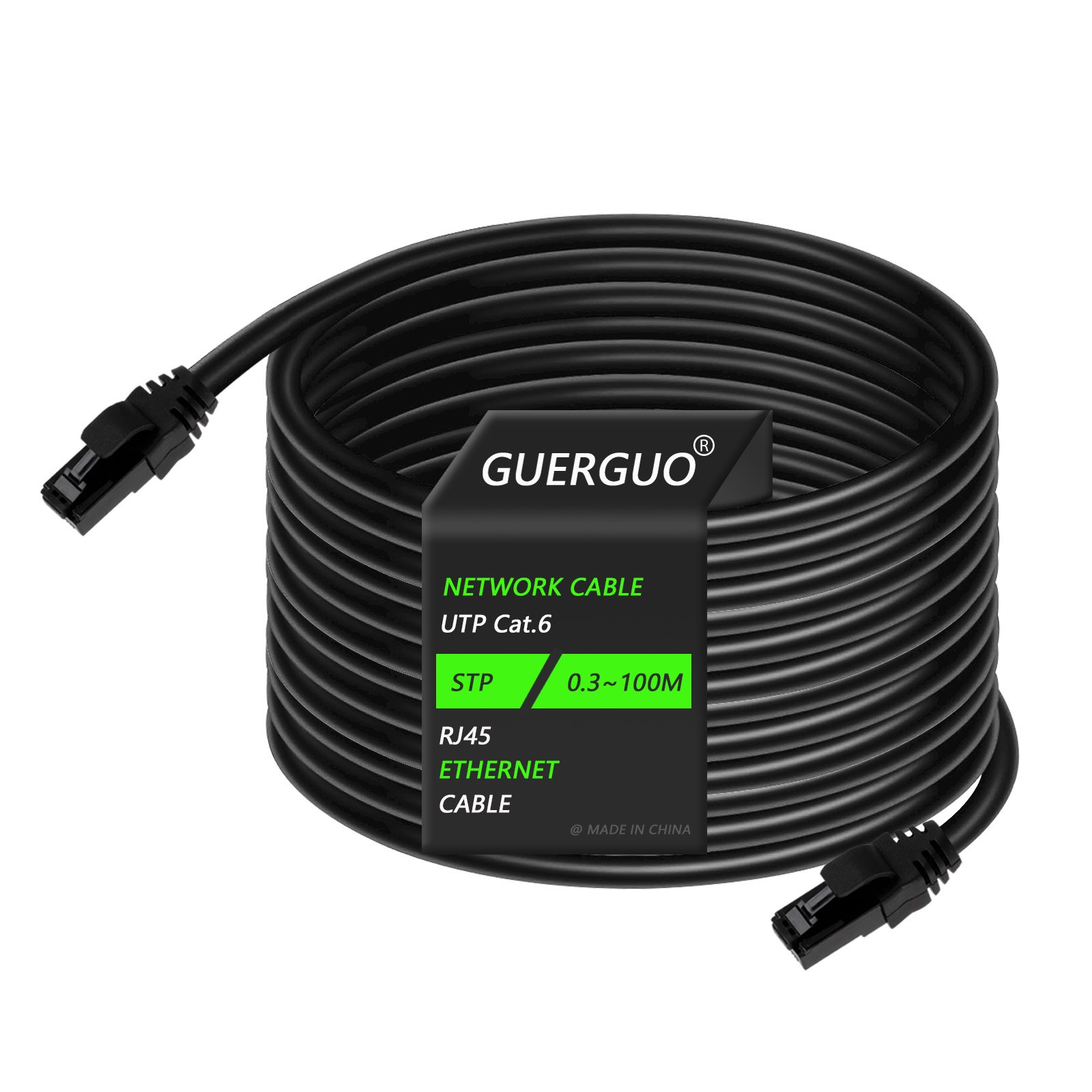 CAT5 CAT6 Ethernet Network Cable STP/UTP RJ45 Patch LAN Cable Wire For POE IP Camera System Computer PS PC Modem Router 0.3-5M. 