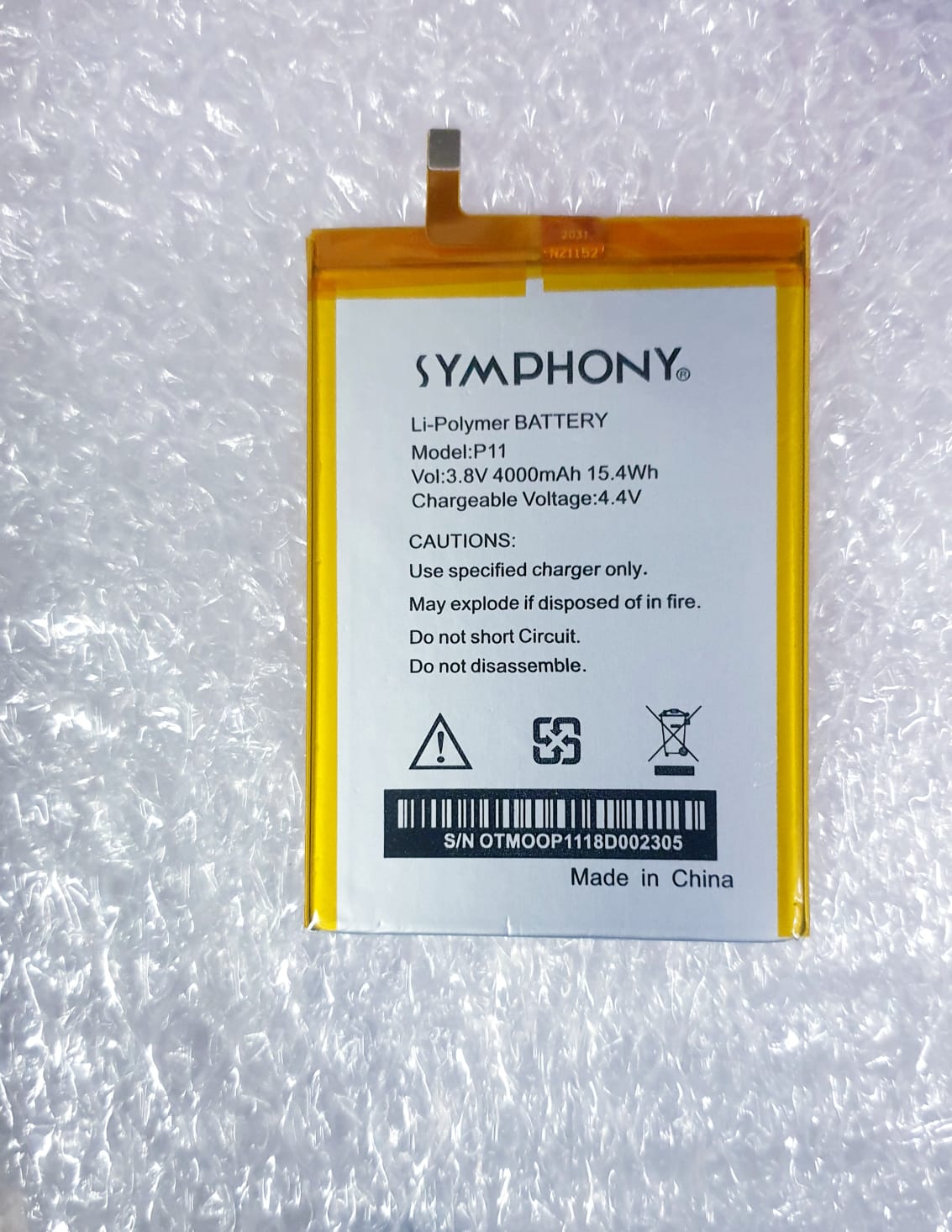 Mobile Battery For Symphony P11. 