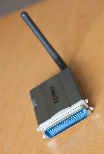 wireless parallel print server