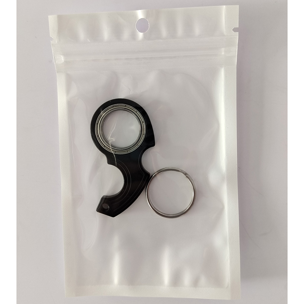 Aluminum Alloy Scimitar type rotary keychain Karambit spinner unzipped keychain fidget spinner 2nd generation fidget spinner. 