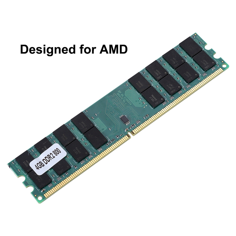 （NEW）4Gb 4G Ddr2 800Mhz Pc2-6400 Computer Memory Ram Pc Dimm 240-Pin Compatible Amd Platform for Amd Dedicated Desktop Memory. 