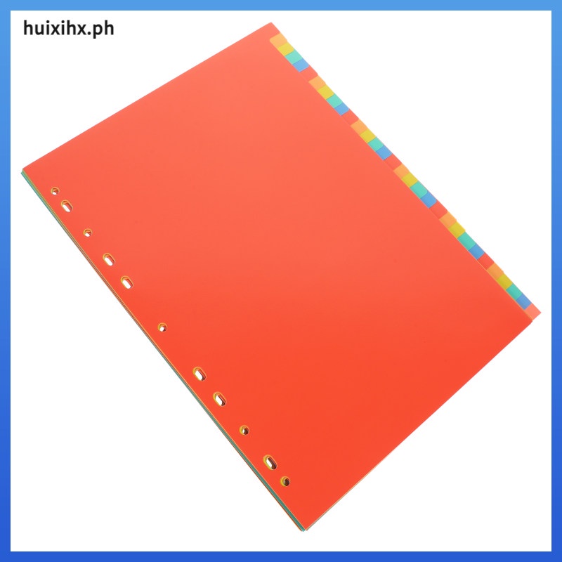 31 Sheets Plastic File Folder Tag Dividers Binder Page Organizer Adhesive Slip Paper Blank Loose Leaf Labels Notebook Supplies Tab huixihx. 