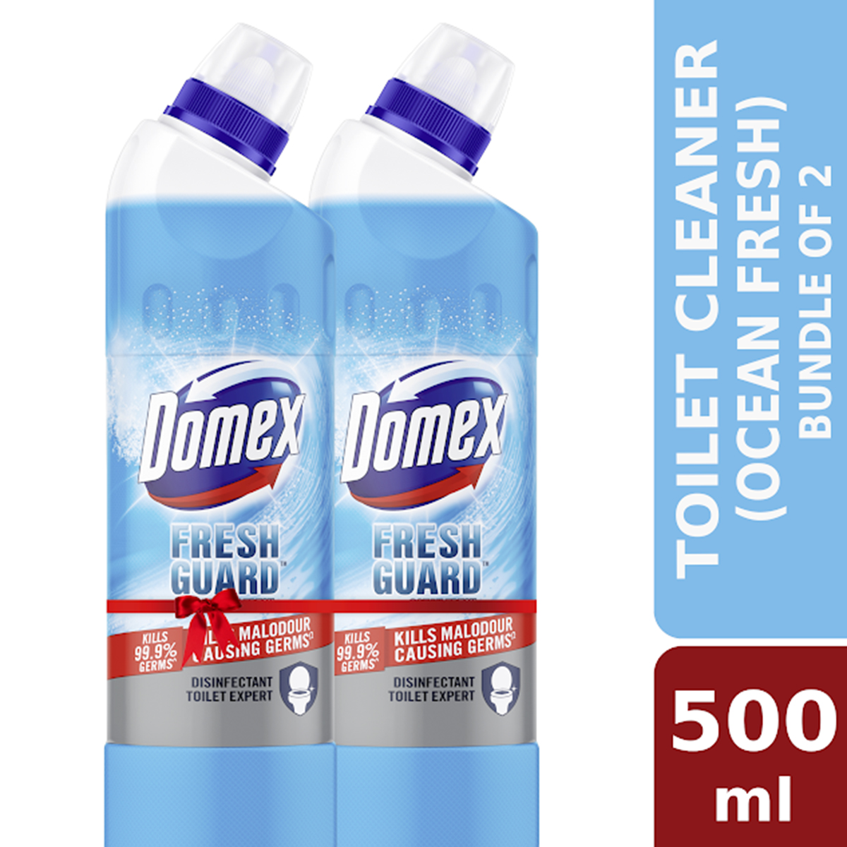 Domex Toilet Cleaning Liquid Ocean Fresh 500ml (Bundle of 2) | Daraz.com.bd
